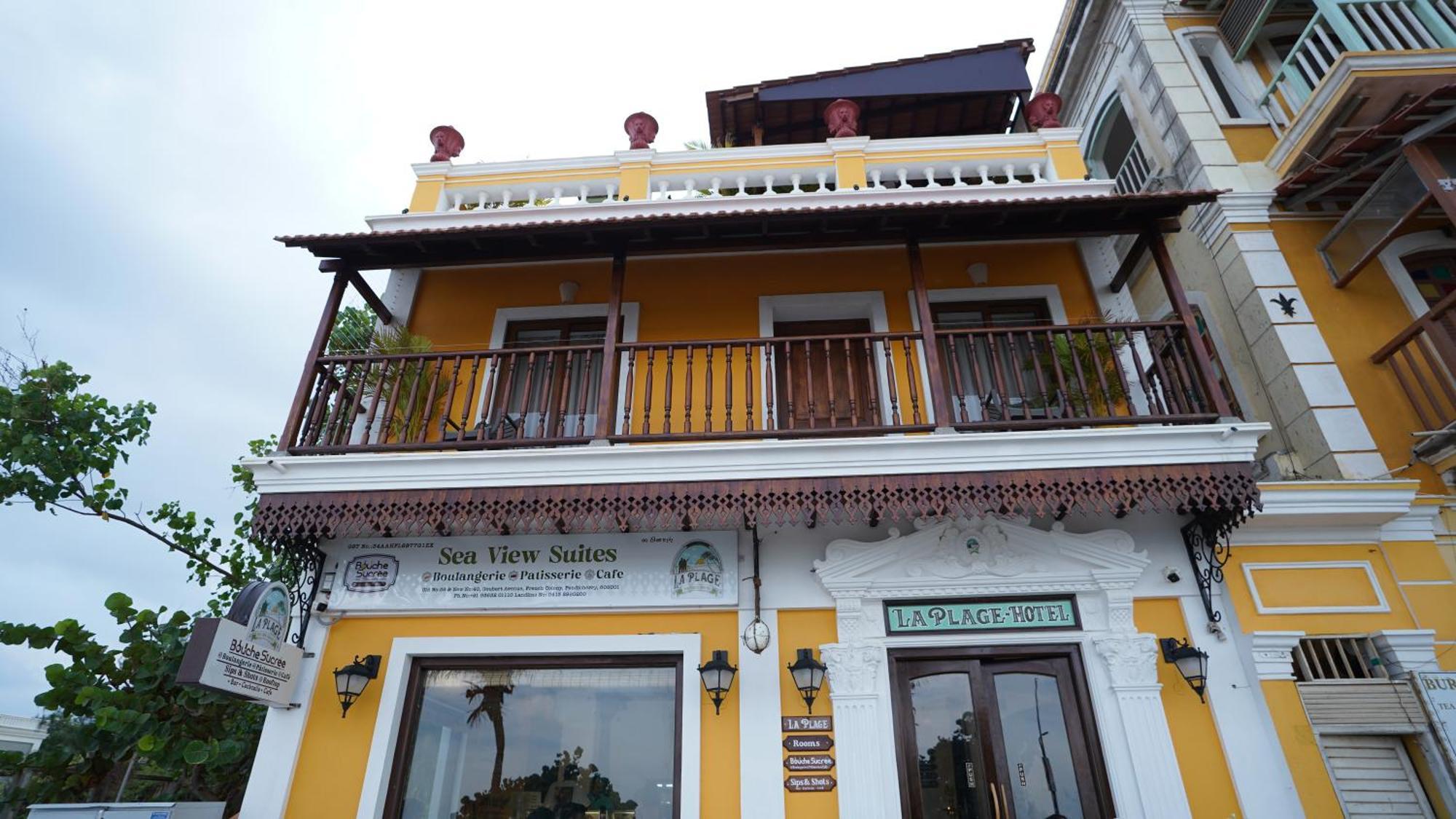 La Plage Seaview Suites ปอนดิเชอรี ภายนอก รูปภาพ